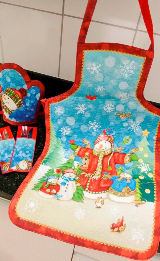 Kit Cozinha Boneco de Neve