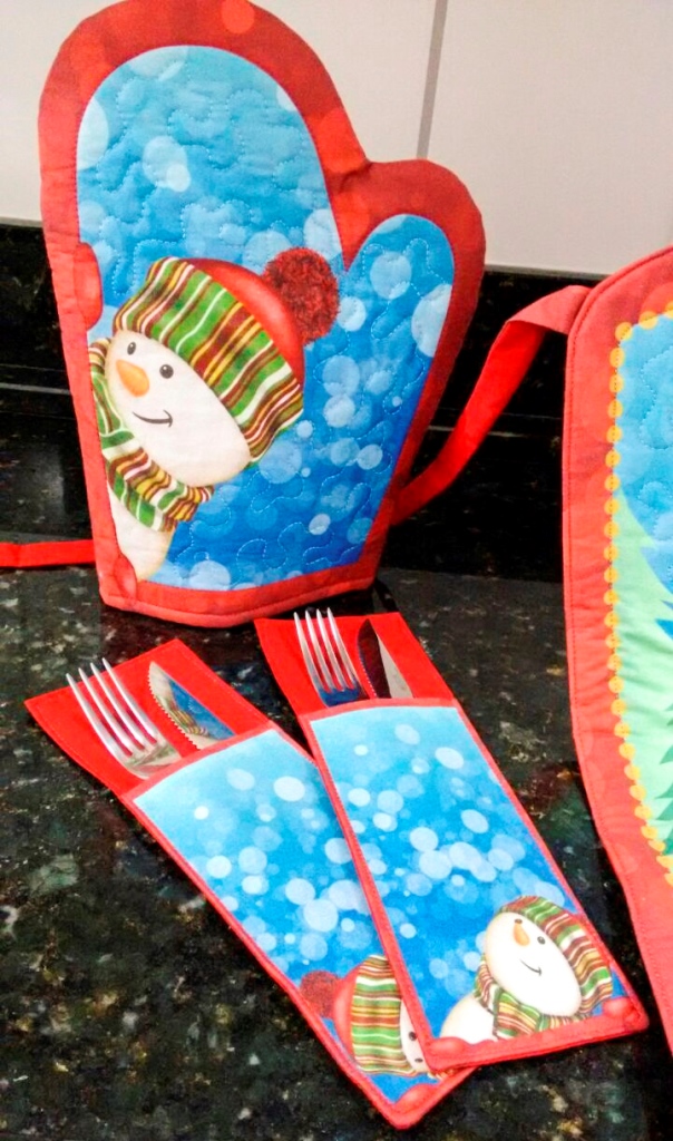 Kit Cozinha Boneco de Neve