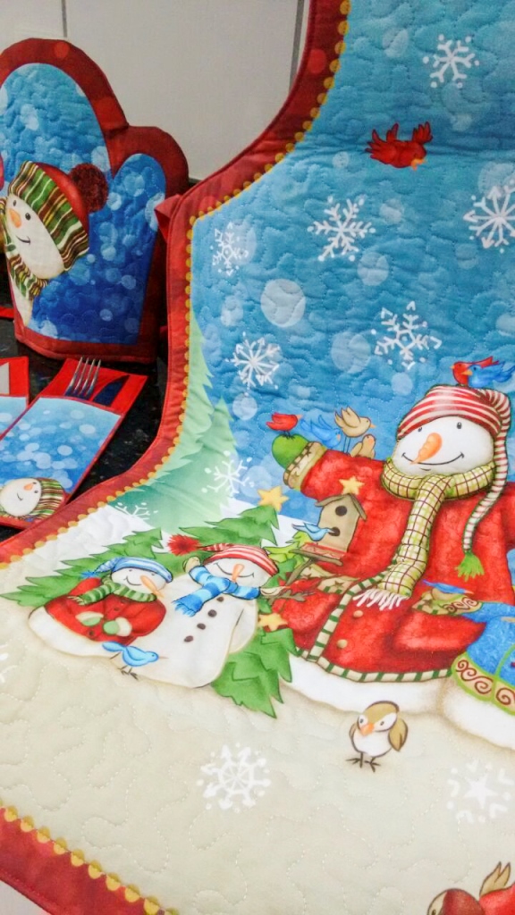 Kit Cozinha Boneco de Neve