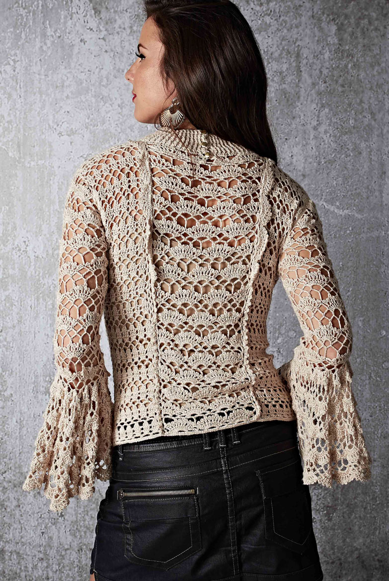 Blusa Estilo Manga Flare