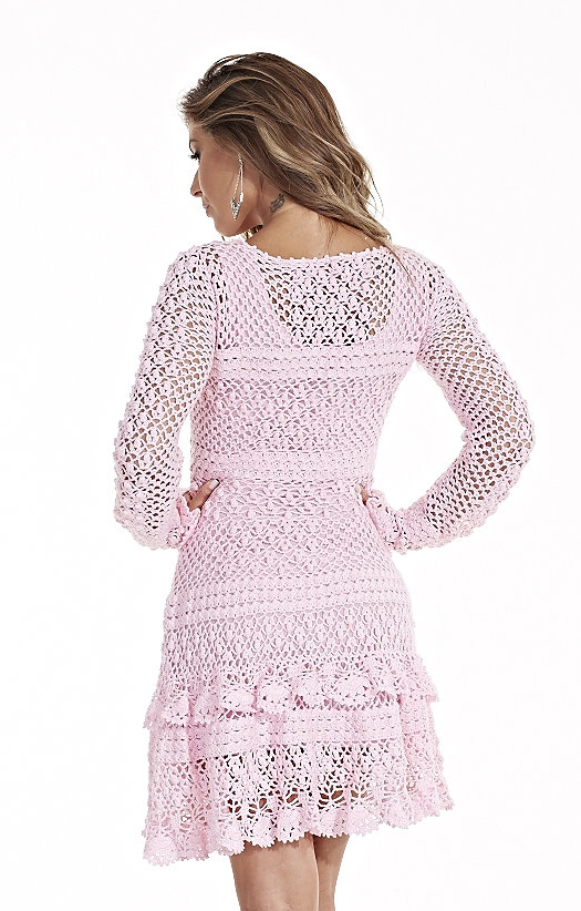 Vestido Quartzo Manga longa