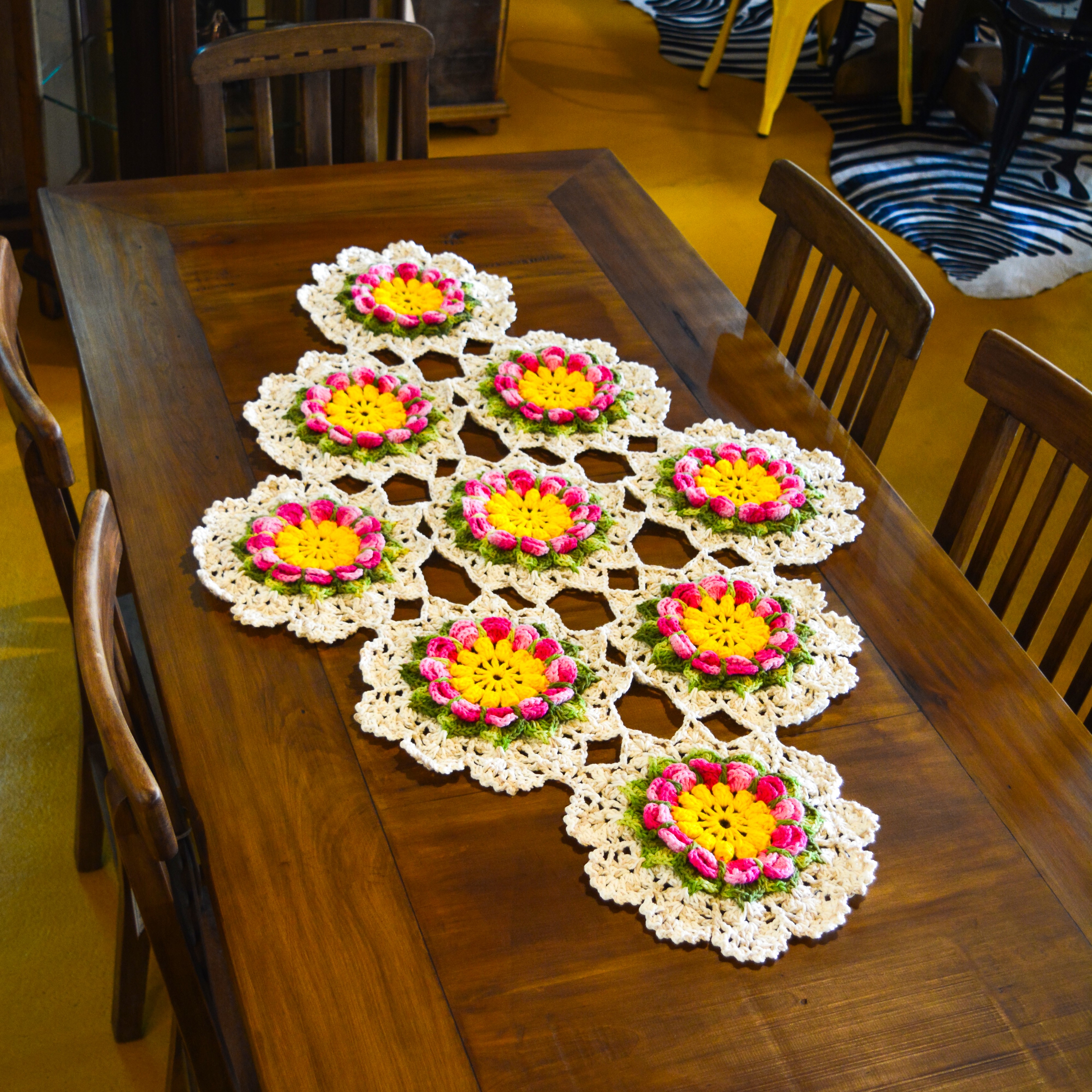 Centro de Mesa Flores Premium