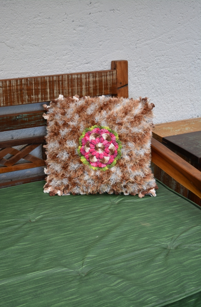 Almofada de Decore Marrom
