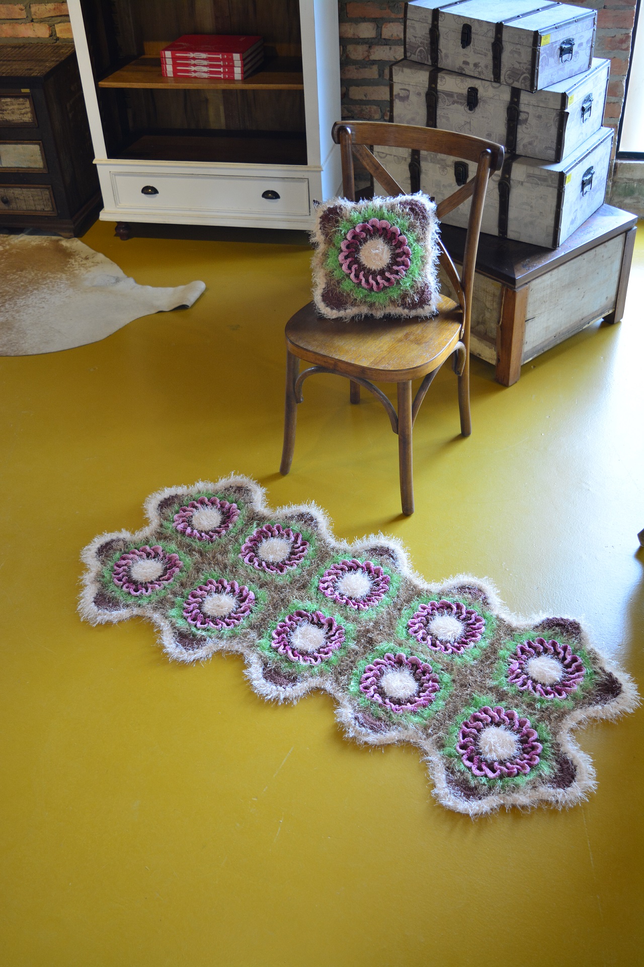 Tapete Decore Com Flor Colorida