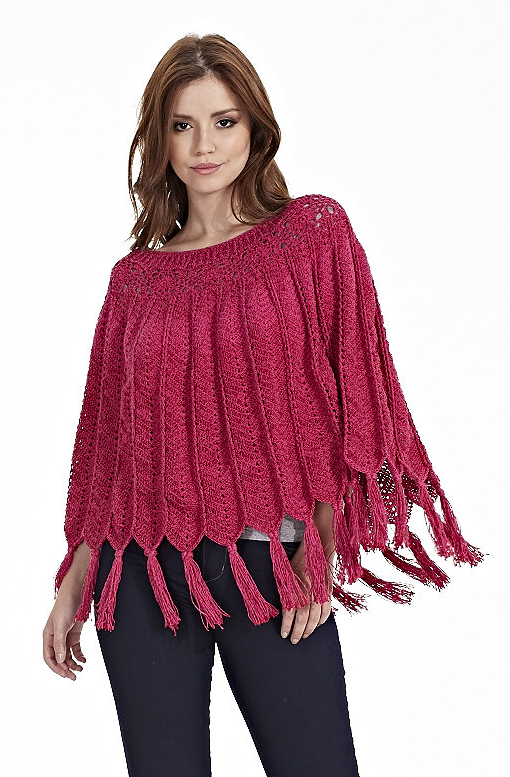 Poncho Glamour com Tassel