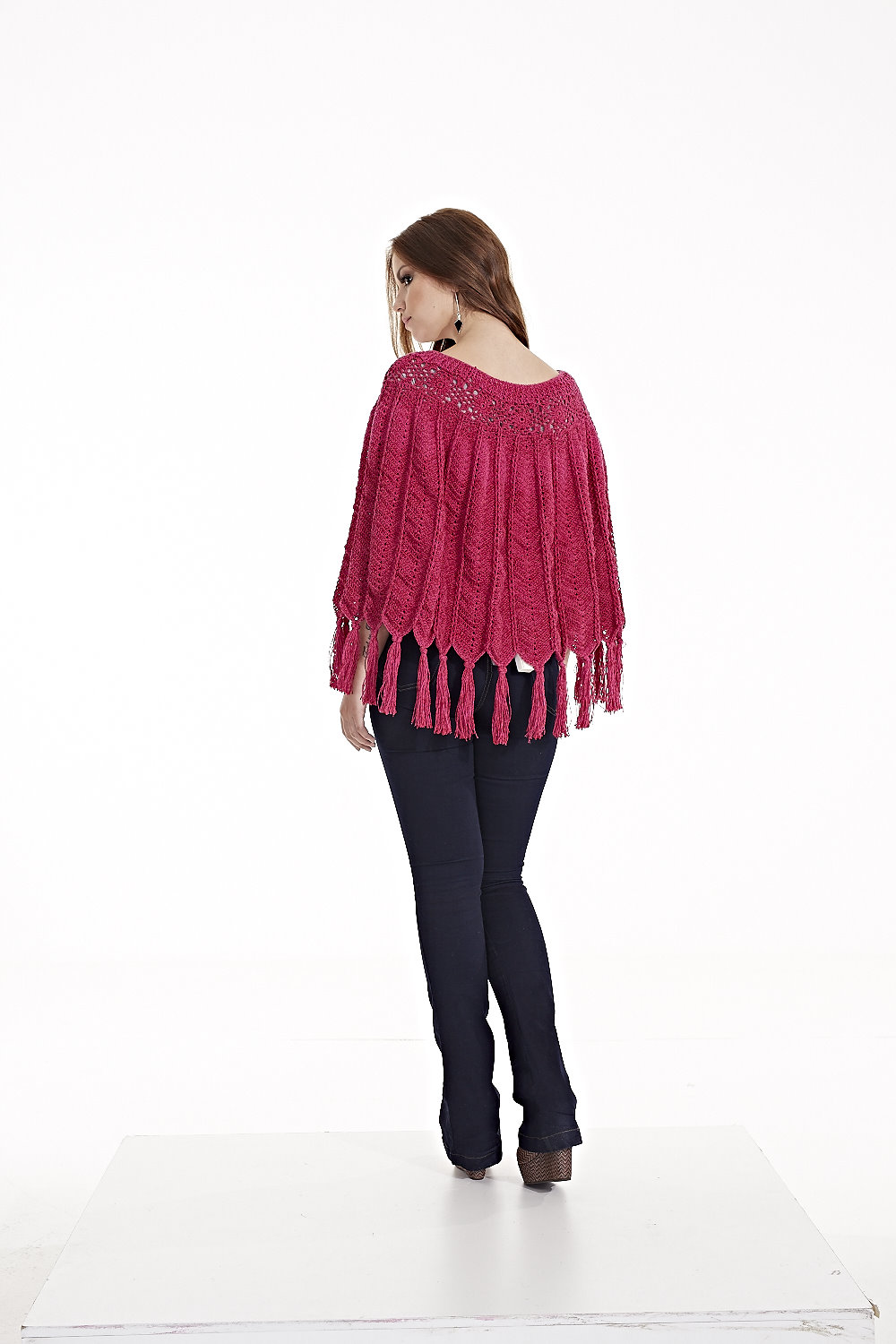 Poncho Glamour com Tassel