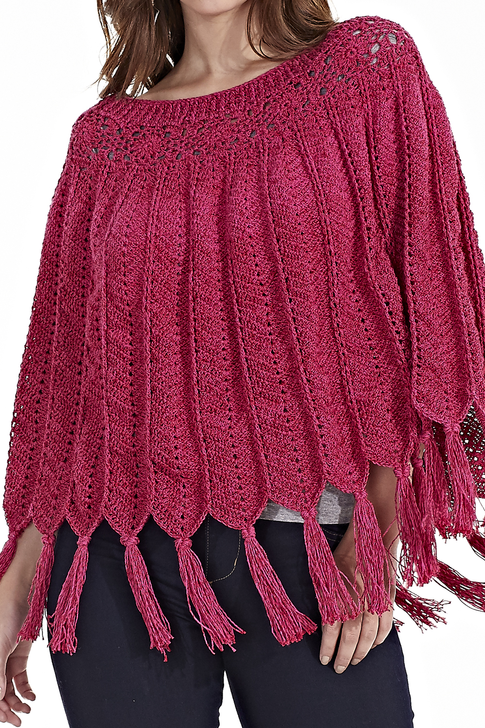 Poncho Glamour com Tassel
