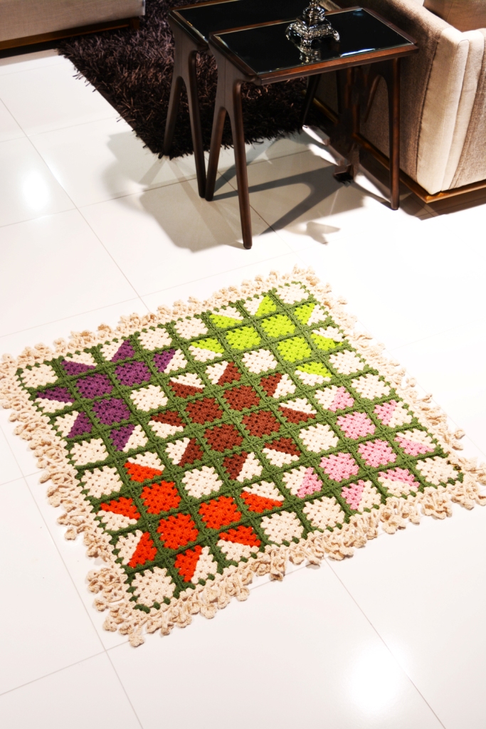 Tapete Maxcolor Patch Crochê