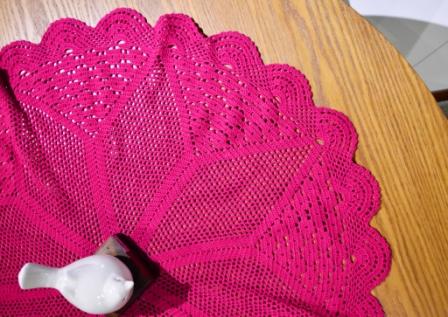 Toalha de Mesa Pink Detalhes