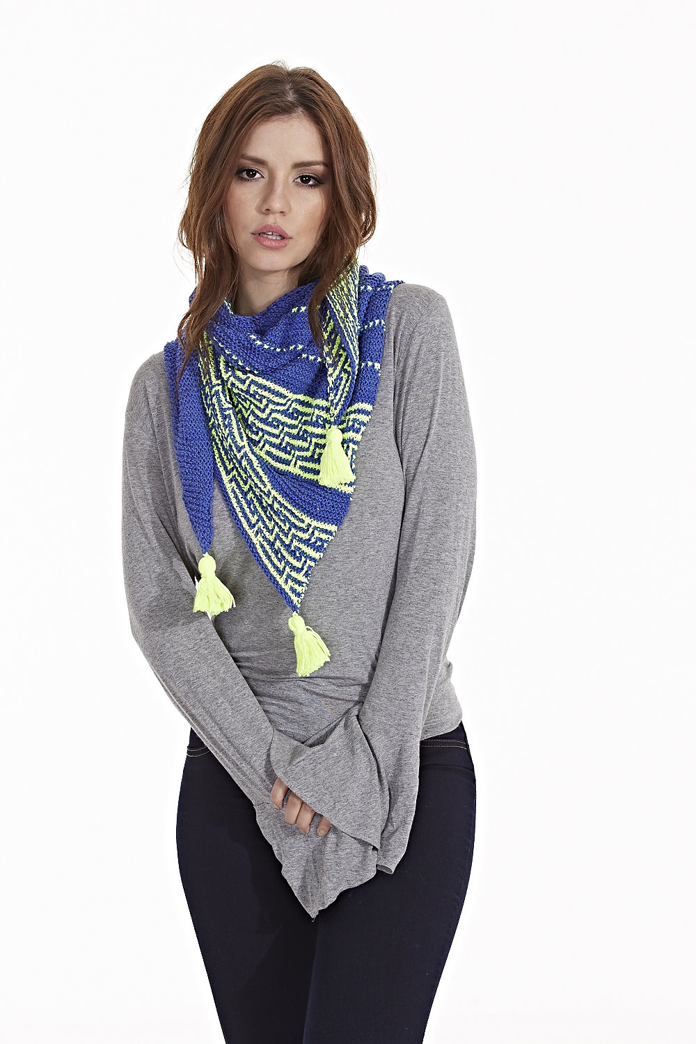 Xale com Tassel