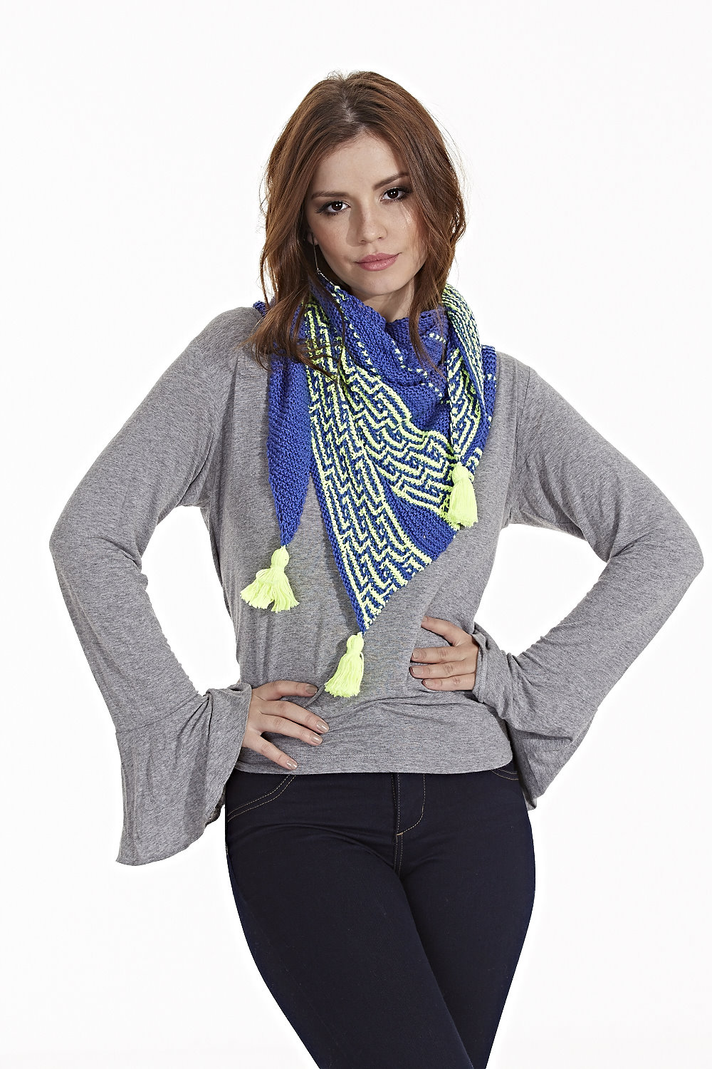 Xale com Tassel