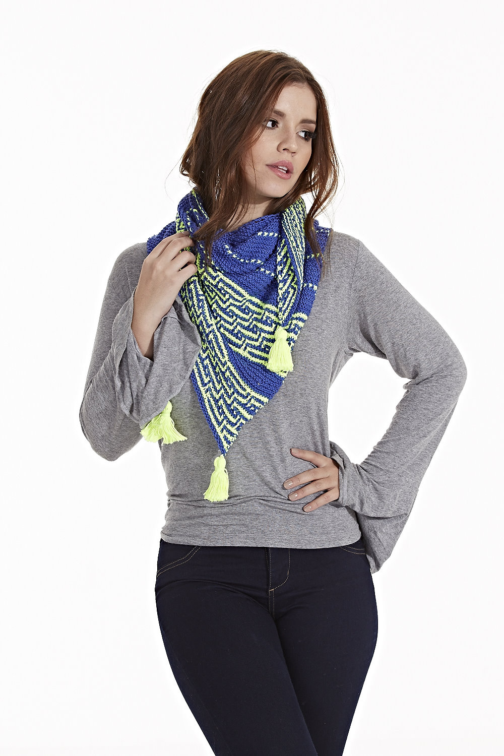 Xale com Tassel
