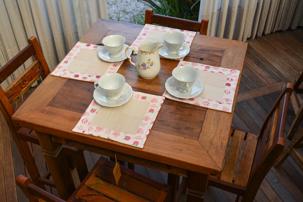 Jogo Americano para chá/café Corujinhas