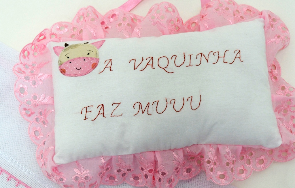 Almofadinha de Berço Vaquinha