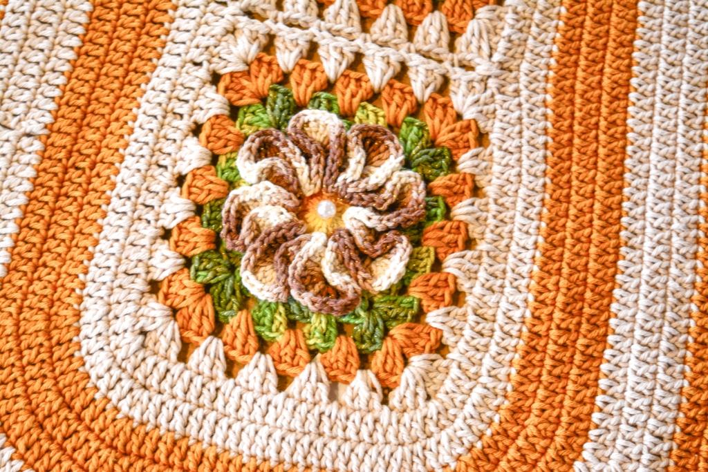 Tapete Oval Caramelo