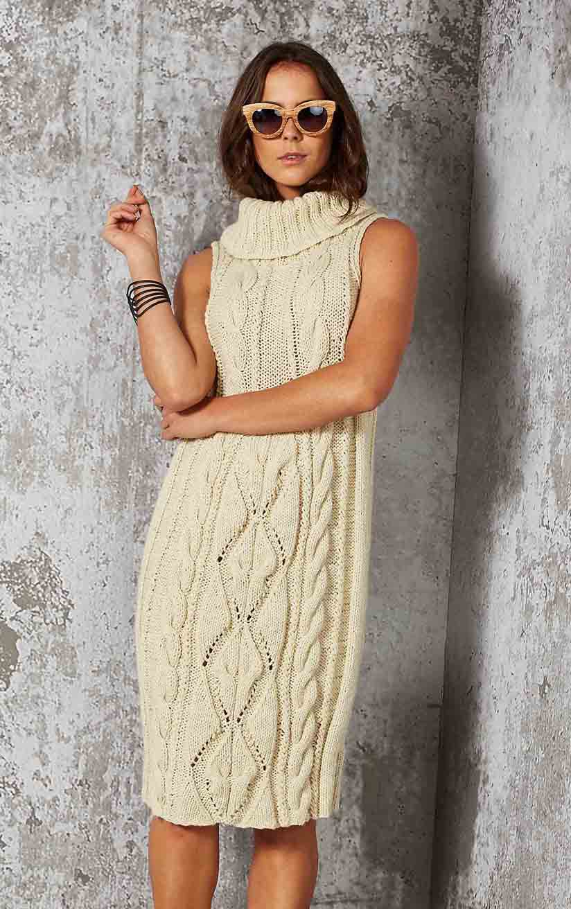 Vestido Tricô irlandês