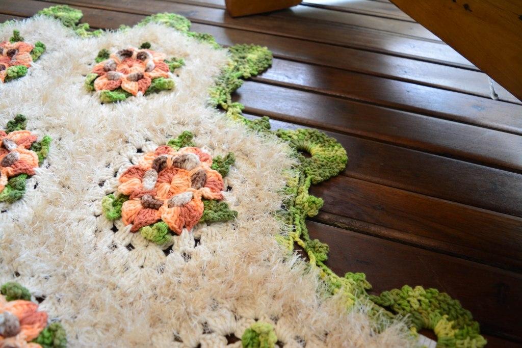 Tapete Hexágonos Florais