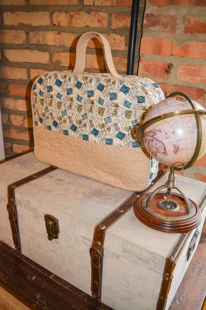 Bolsa viagem patchwork