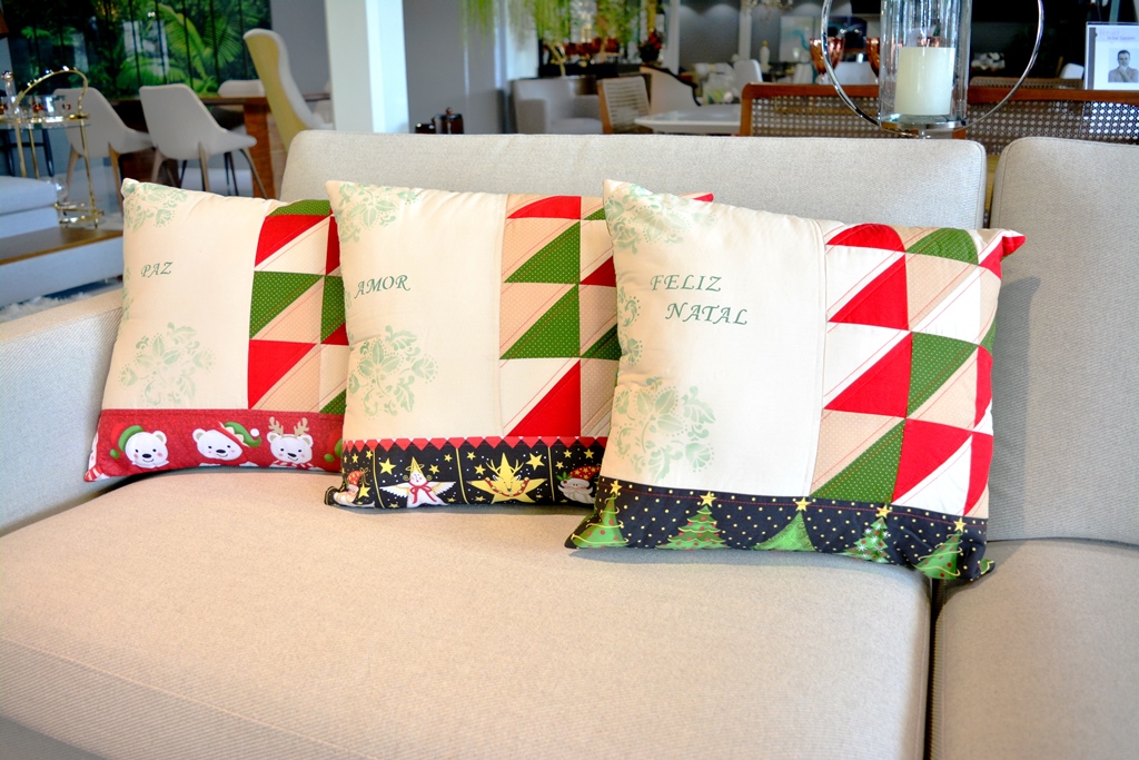 ALMOFADA Decorada para o NATAL