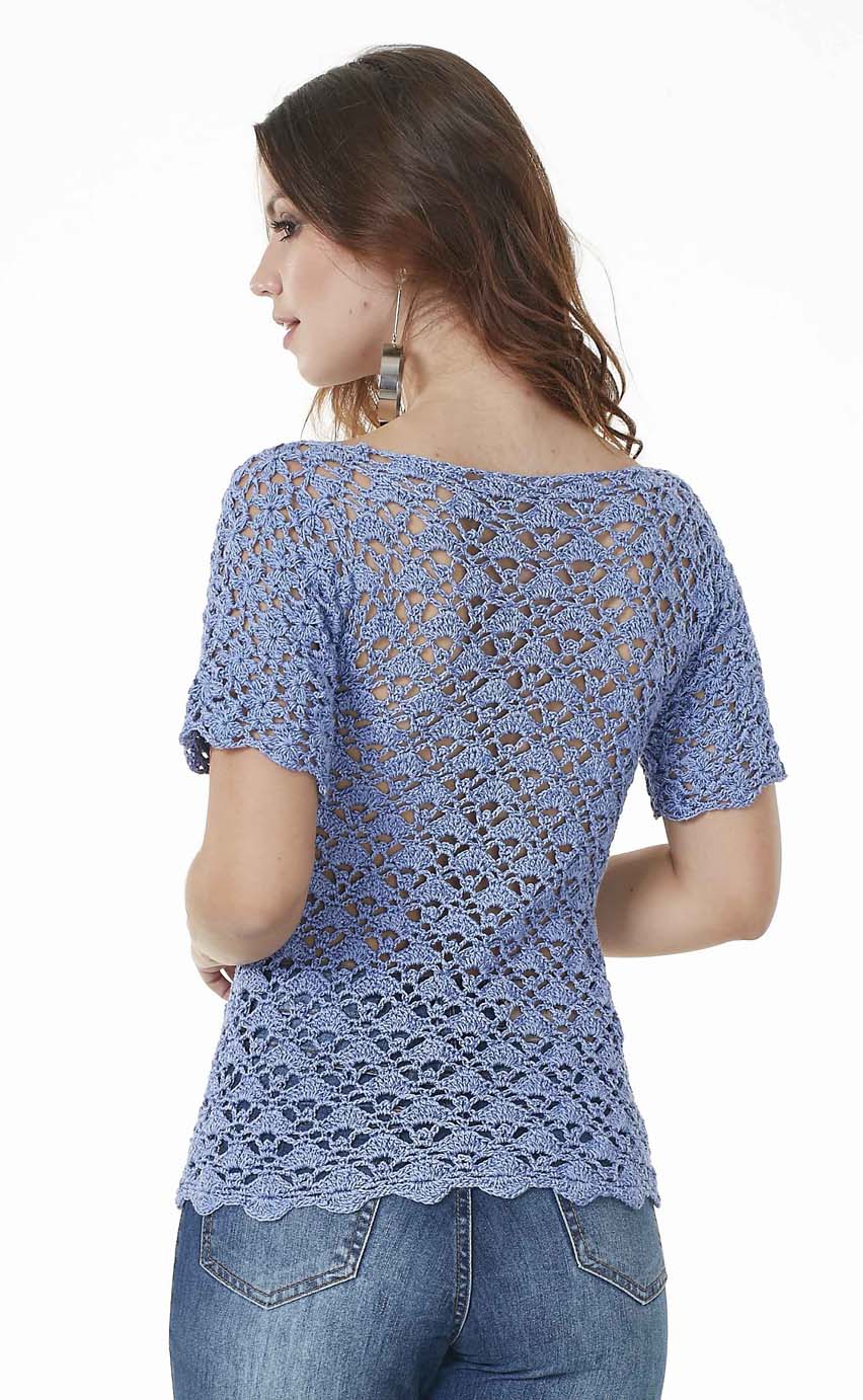 Blusa Glamour Azul
