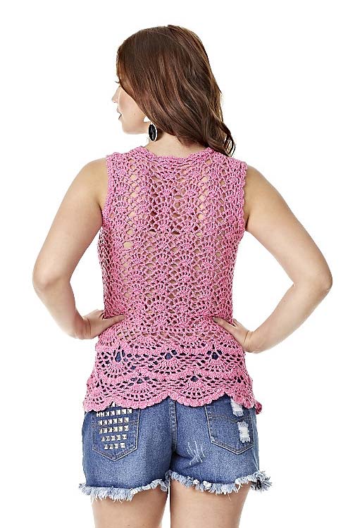 Blusa Glamour Rosa
