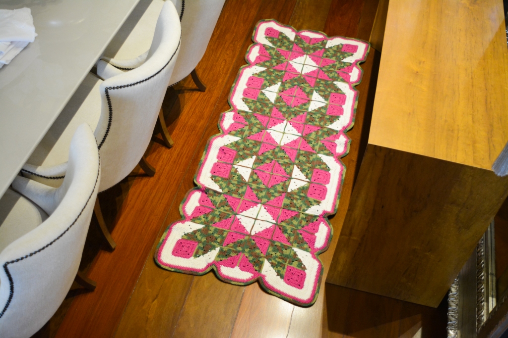 TAPETE CROCHÊ PATCHWORK