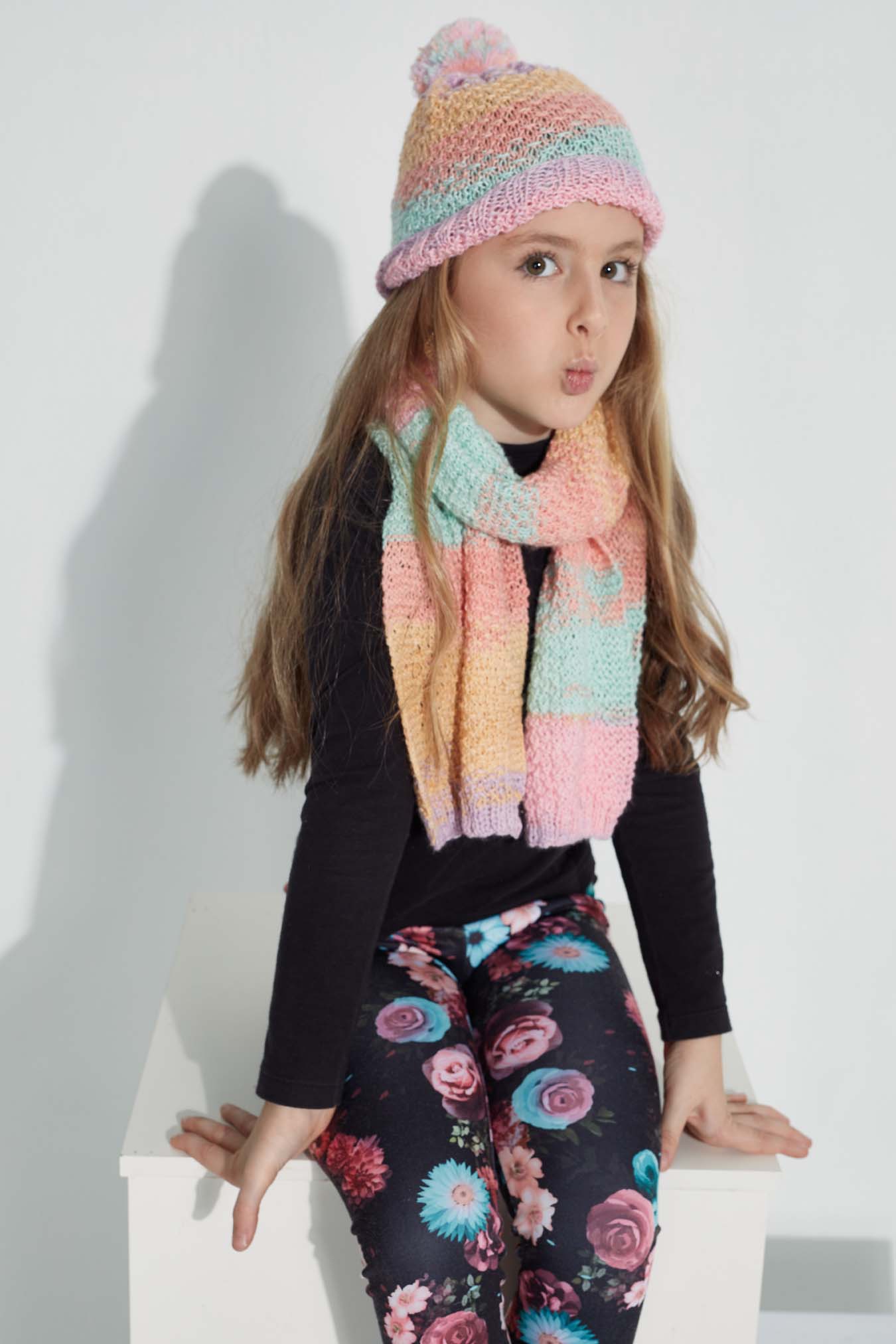 Conjunto Infantil Gorro e Cachecol