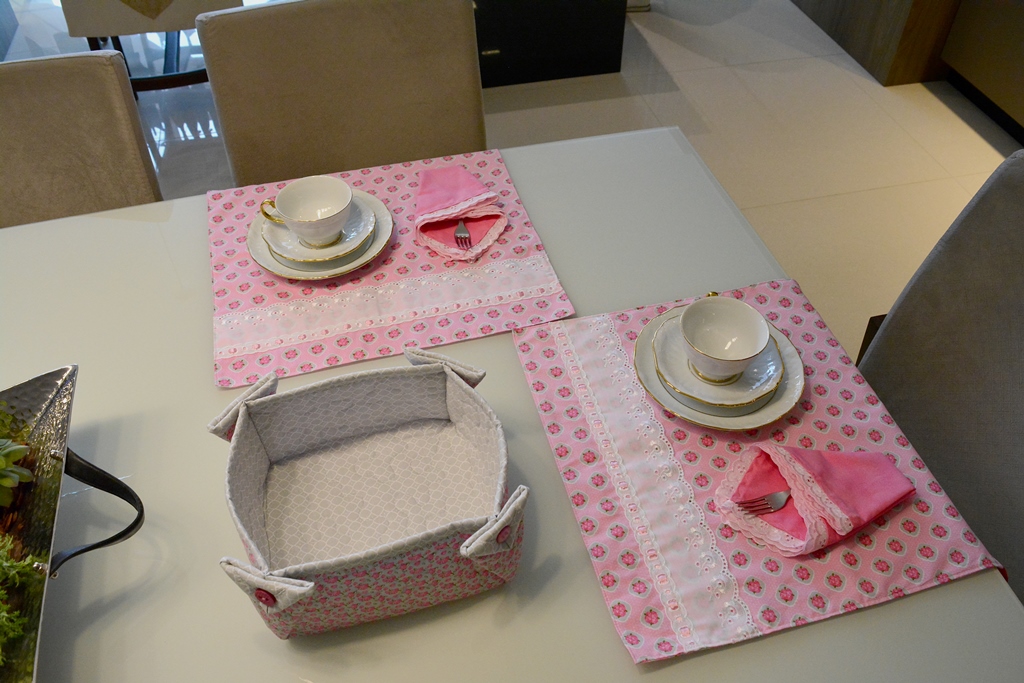 Jogo de Mesa Floral Veneza