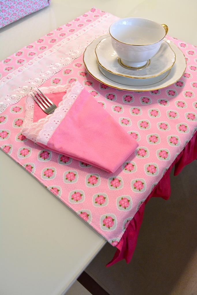 Jogo de Mesa Floral Veneza