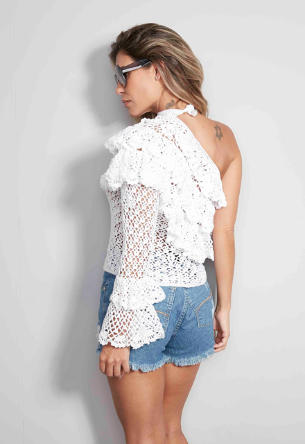 Blusa um Ombro