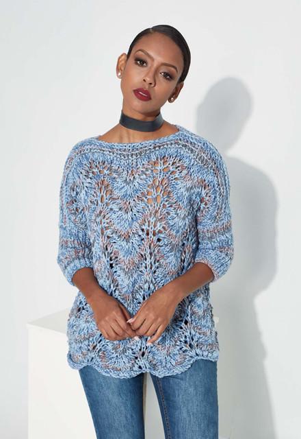 Blusa Mescla Azul Aquarela