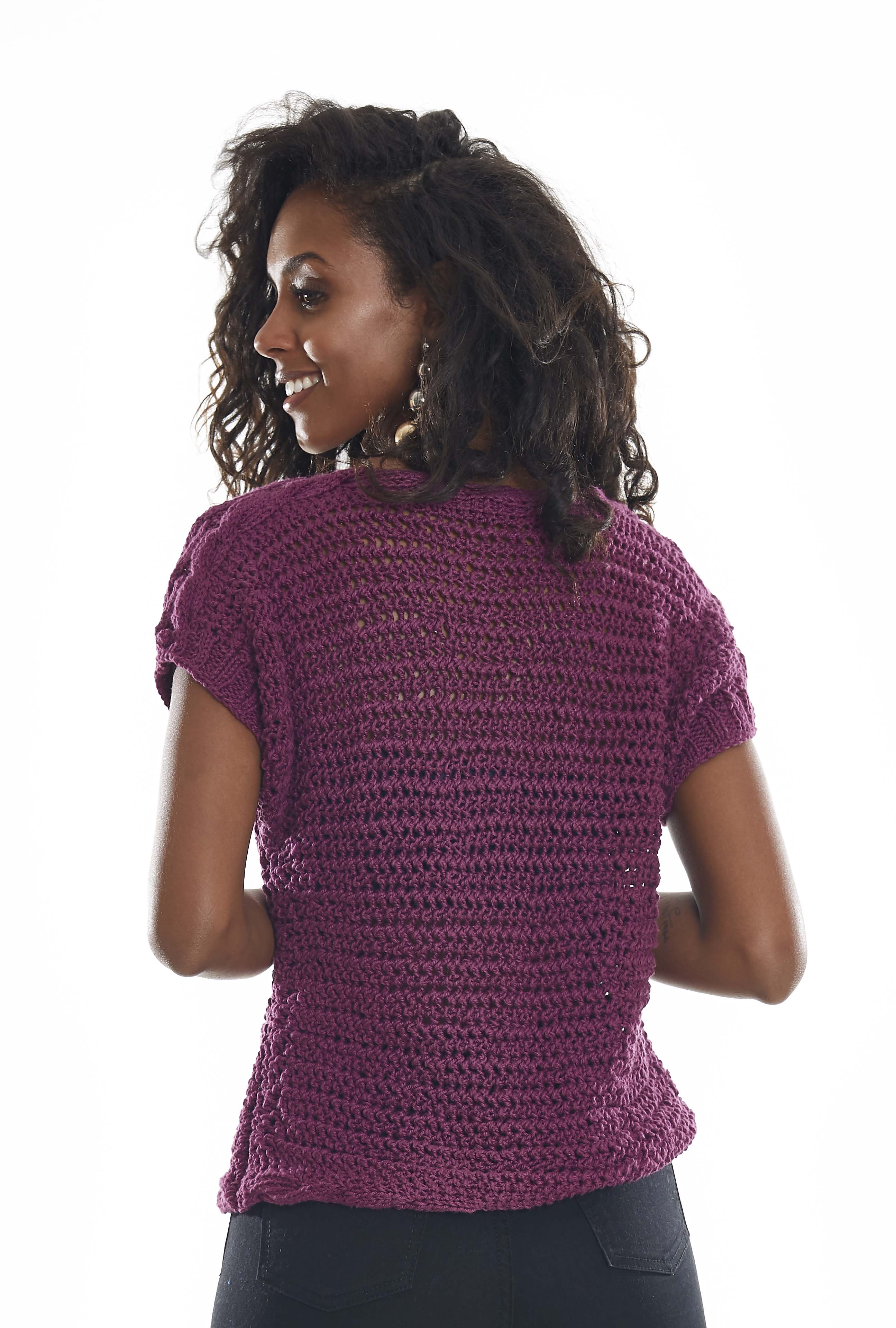 Blusa Uva em Tricô