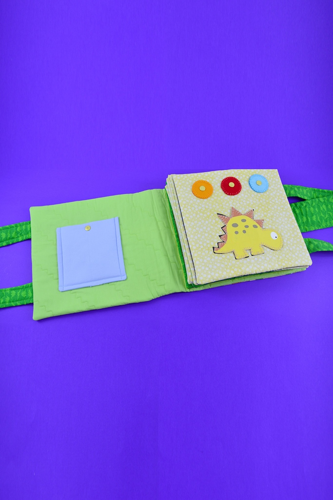 Livro Sensorial Dinos