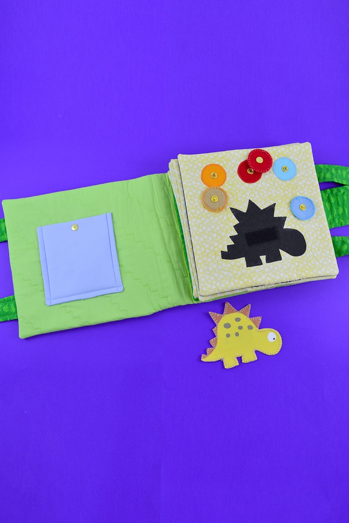 Livro Sensorial Dinos