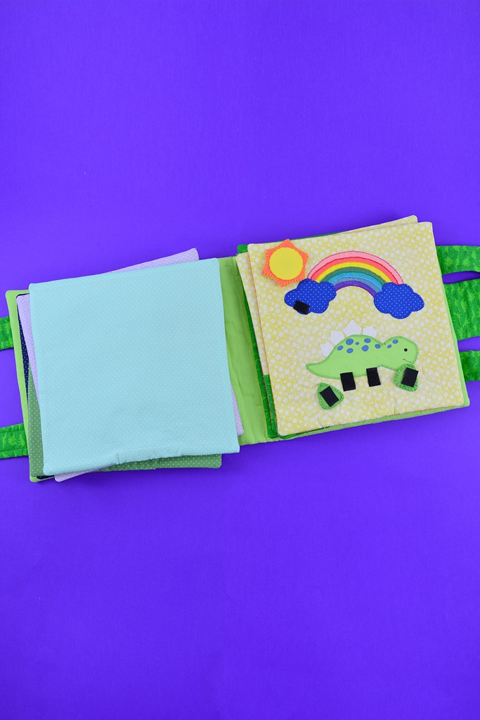 Livro Sensorial Dinos