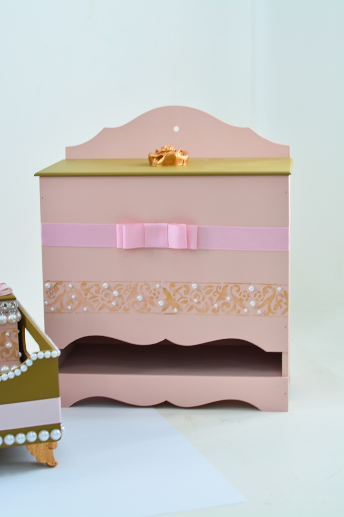 Porta-fraldas Rosa