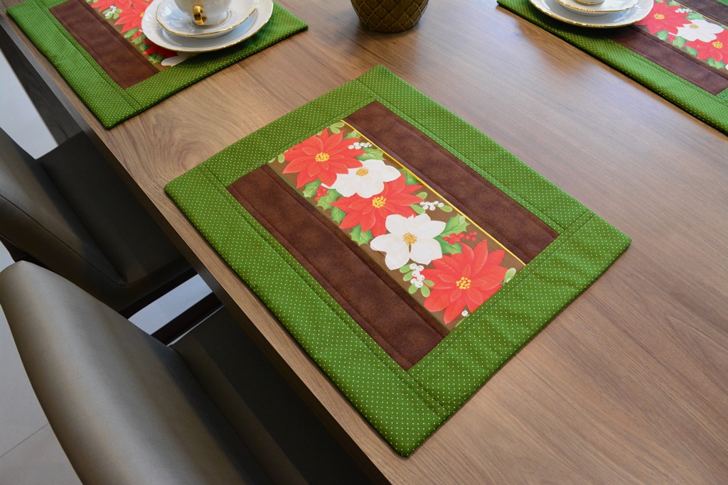 Jogo Americano Flor de Espírito Santo