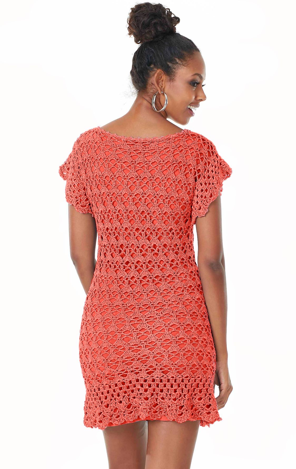 Vestido Coral Vivo