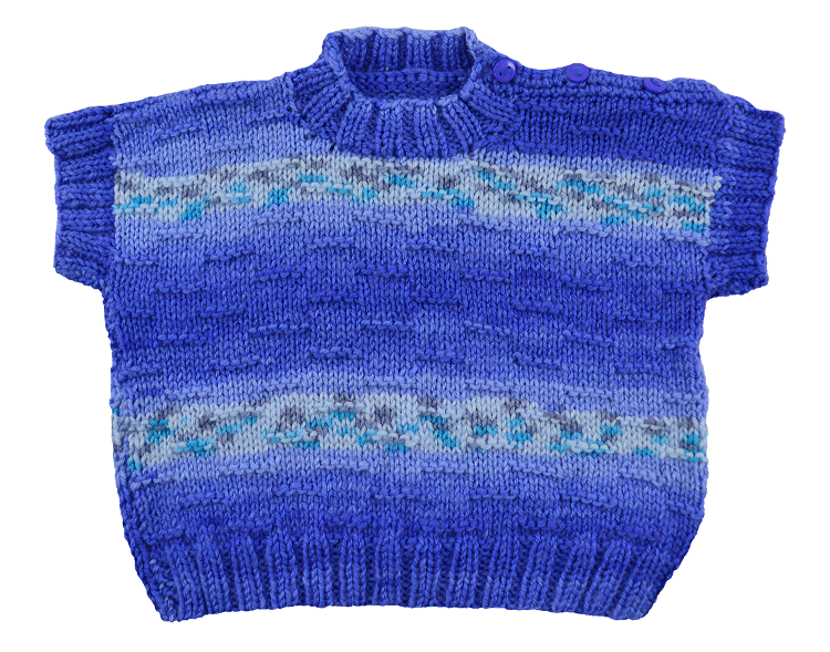 Colete Azul Print Baby