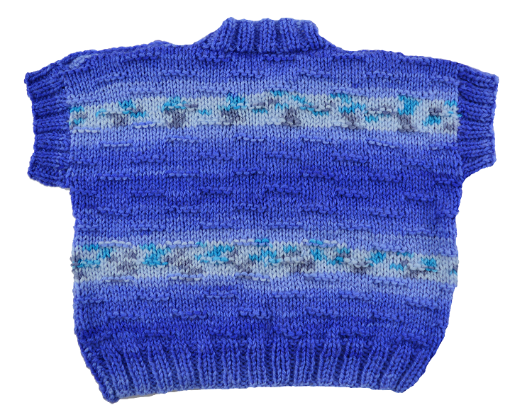 Colete Azul Print Baby