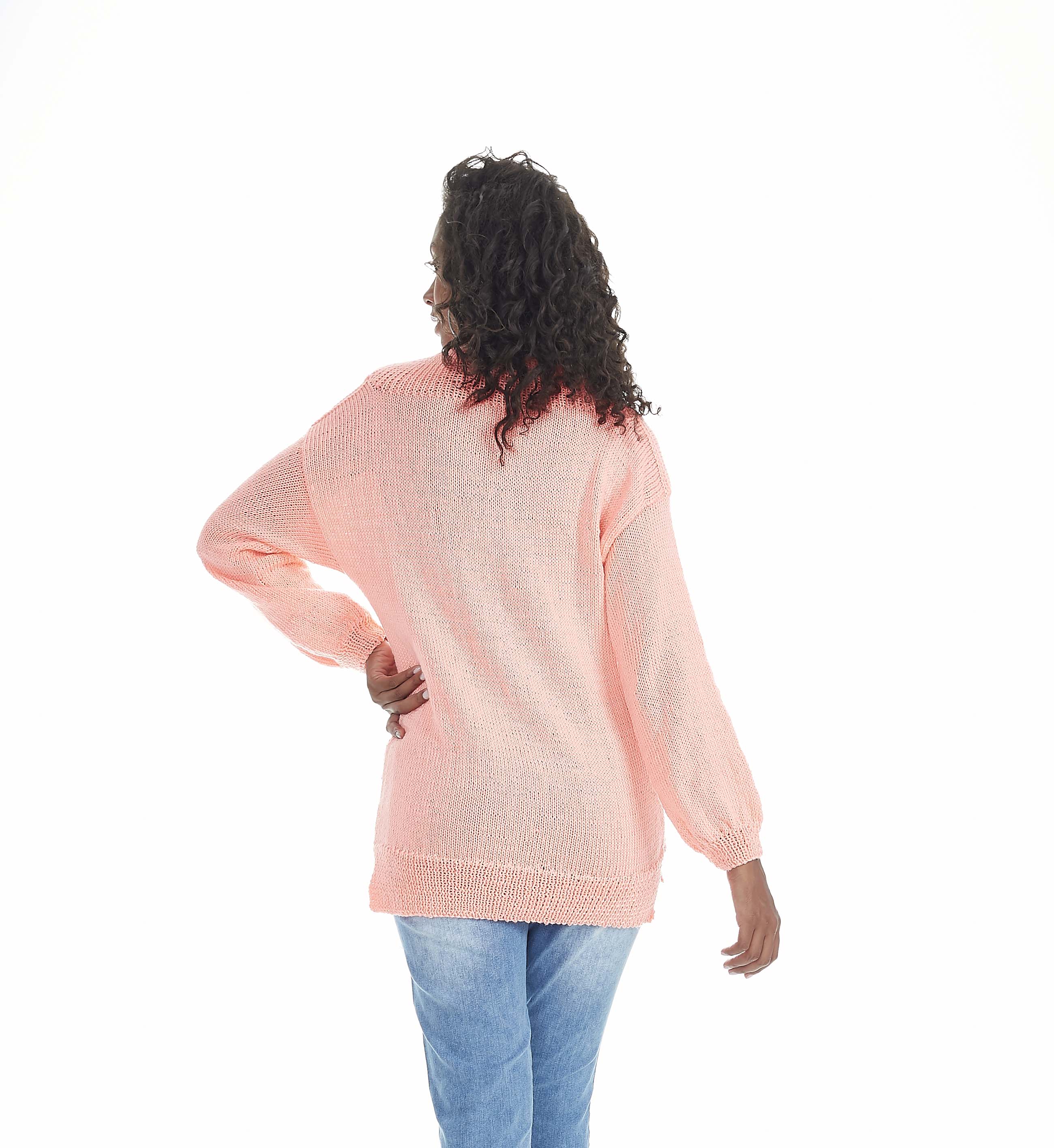 Blusa V Salmão