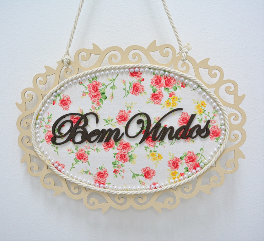 Placa Bem-Vindos