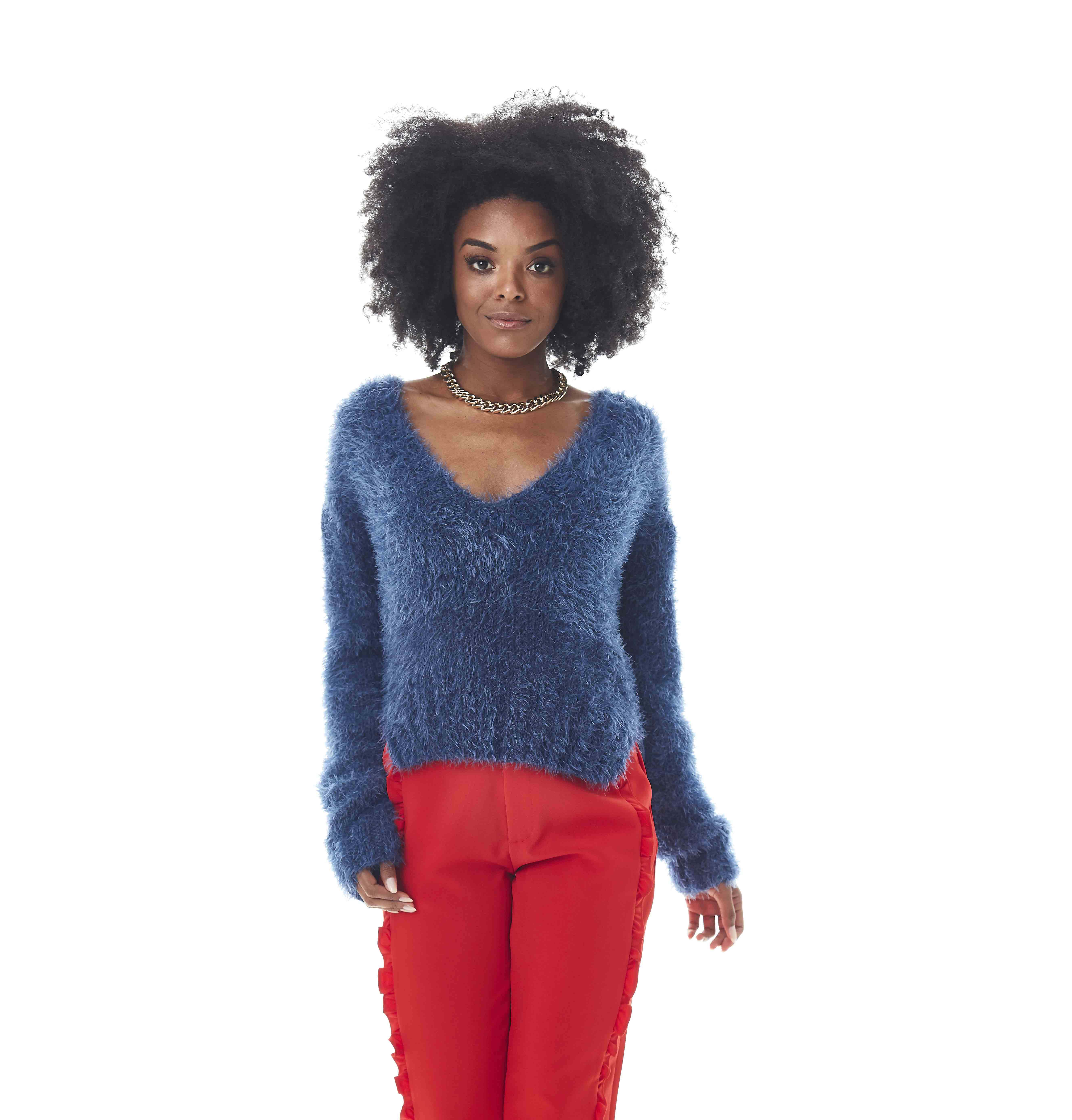 Blusa com Decote V