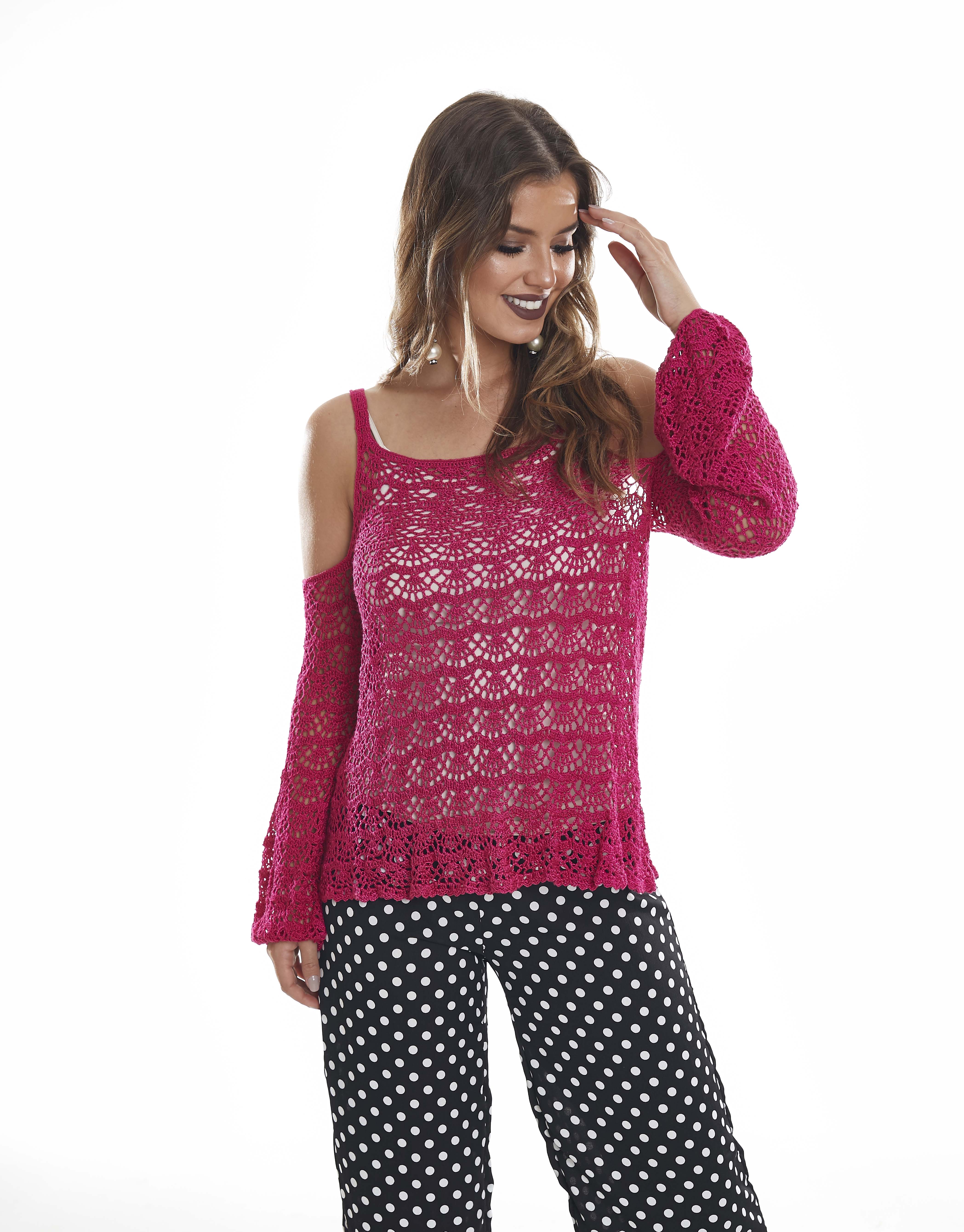 Blusa Ombro Vazado
