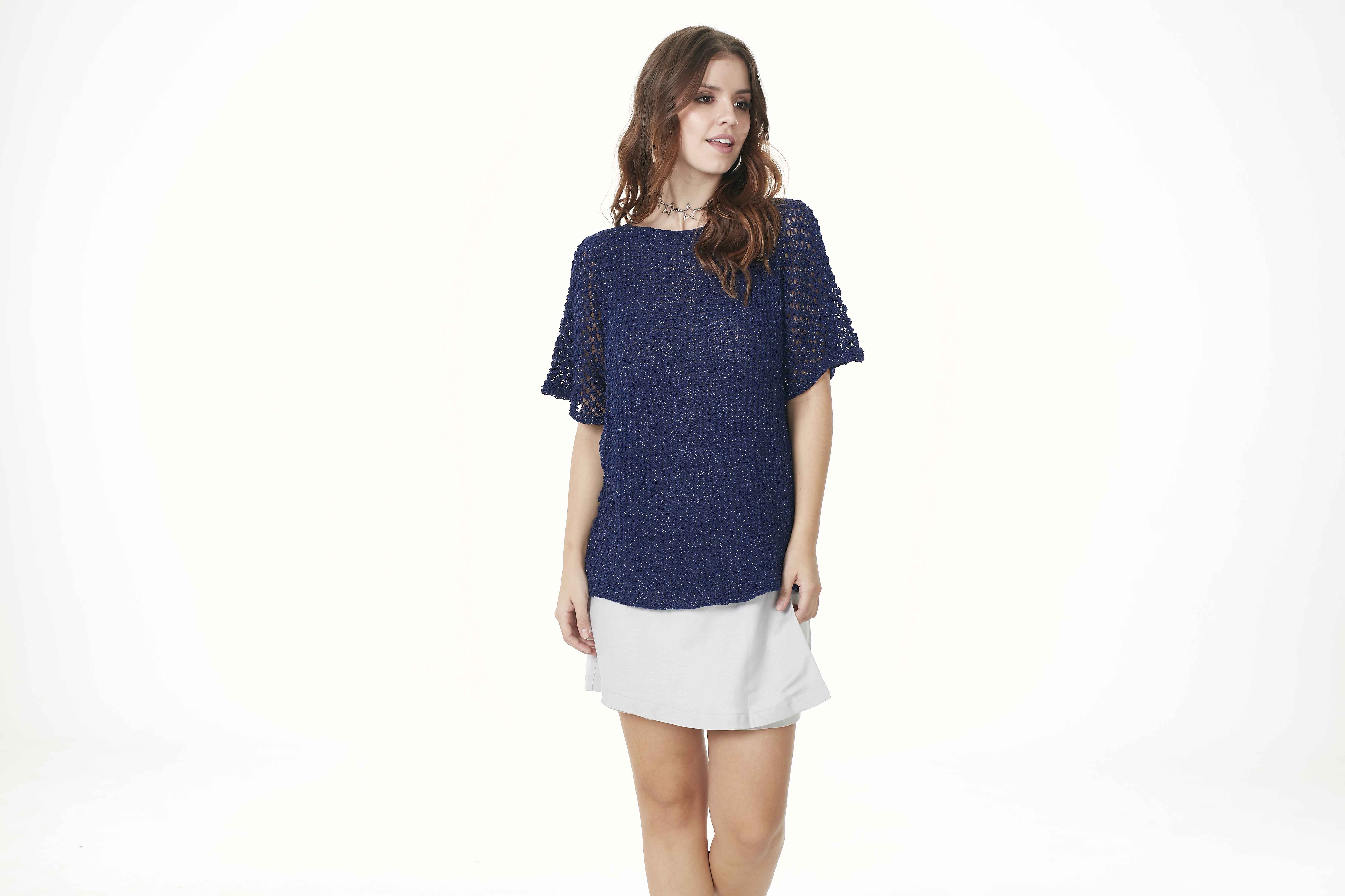 Blusa Anil Profundo Fashion