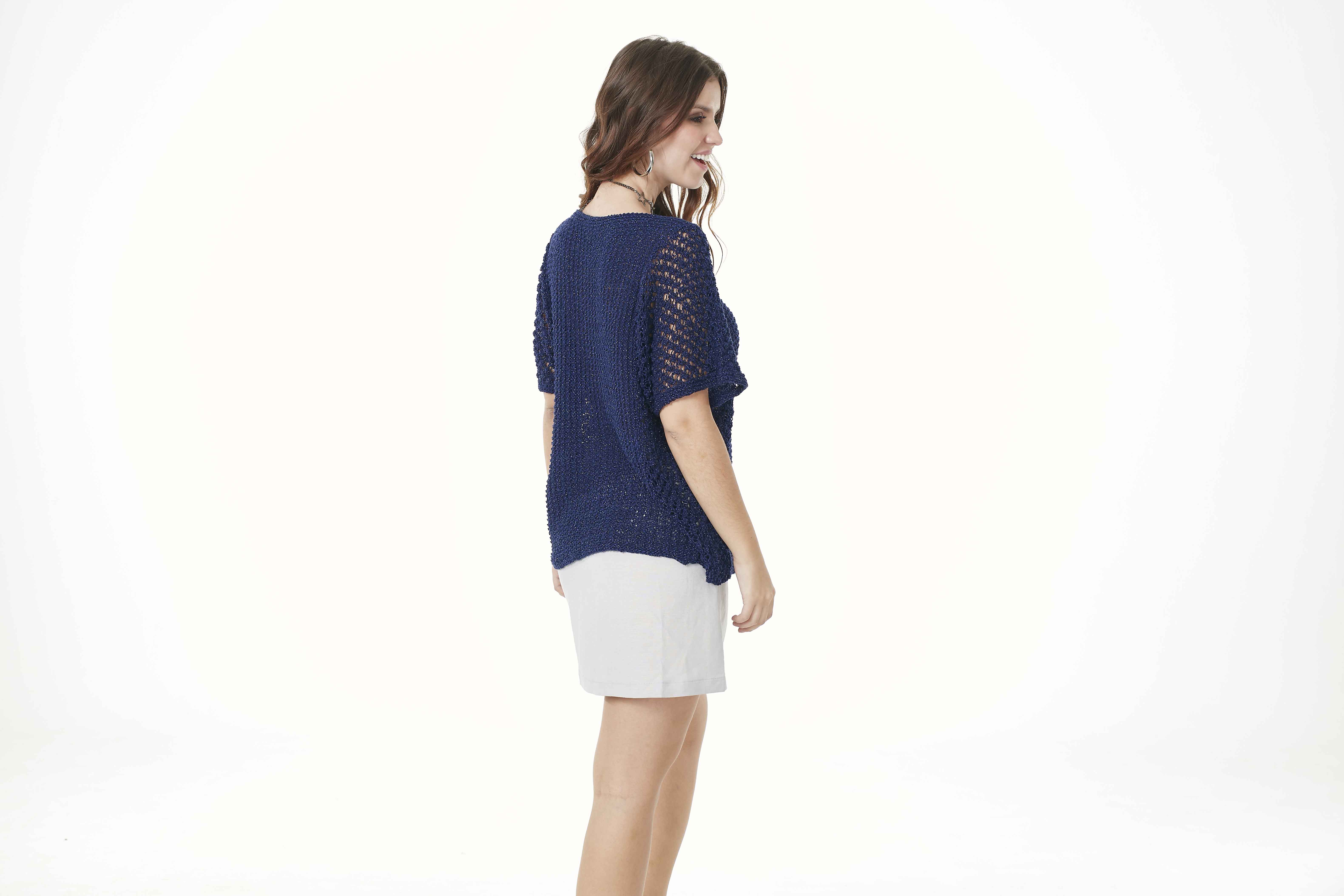 Blusa Anil Profundo Fashion