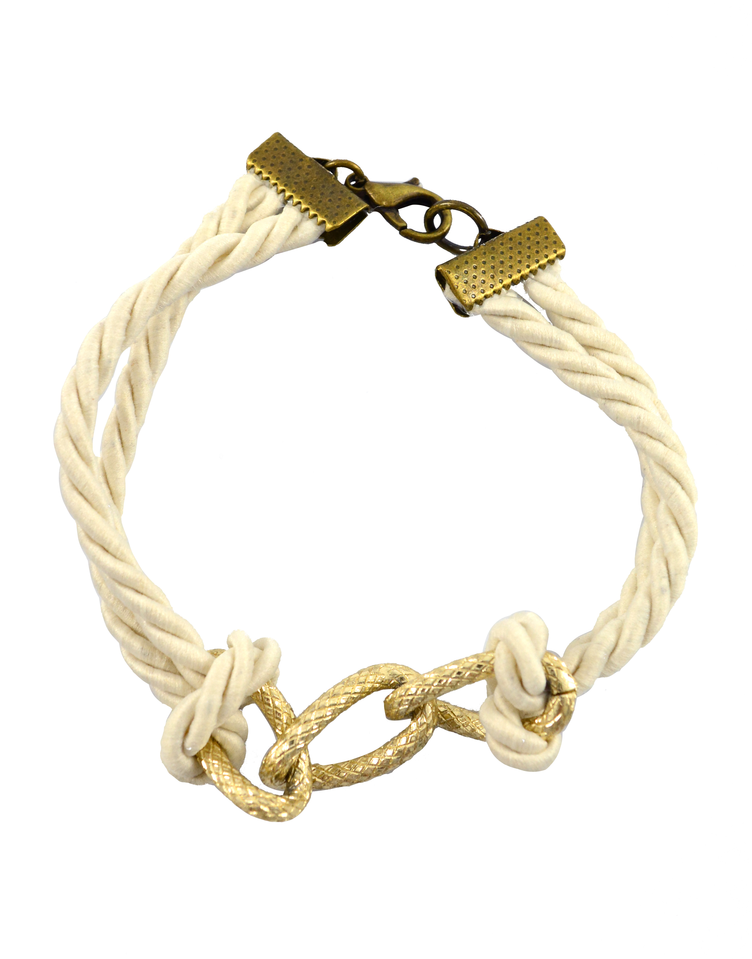 Conjunto Colar e Pulseira com Argolas
