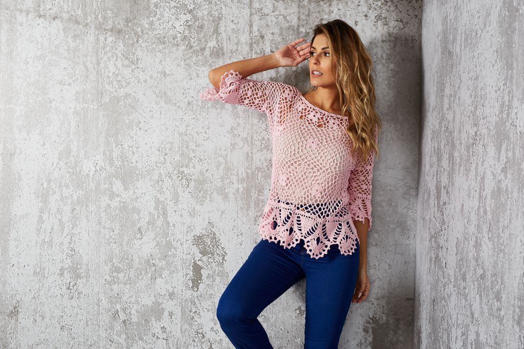 Blusa Rosa