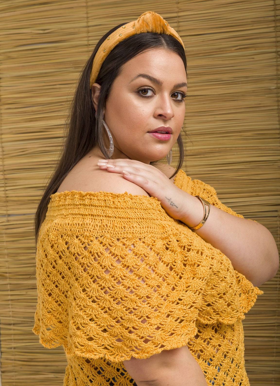 Blusa Mostarda com Pala