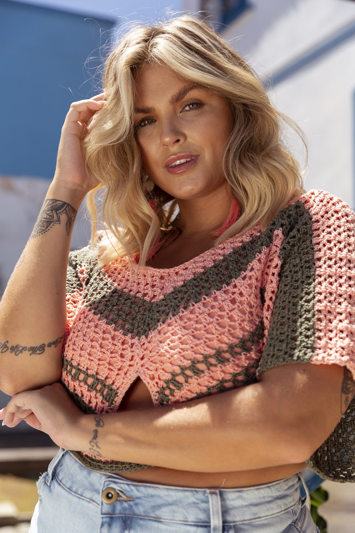 Cropped Listrado